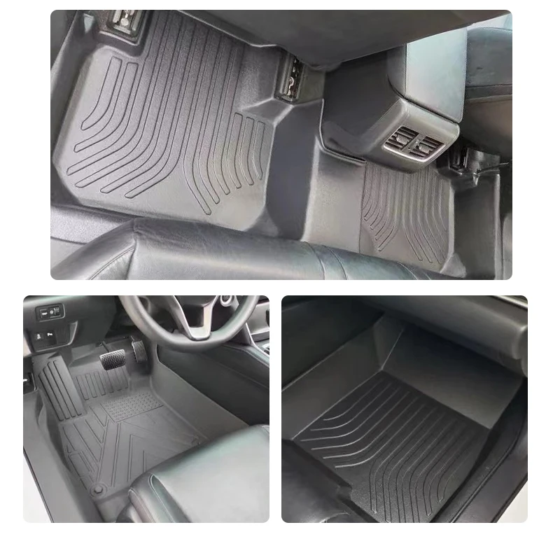 Car Floor Mats For Honda Accord 10th Gen MK10 CV 2018~2022 Hybrid Fuel Dirt-dirty Pads Foot Carpets Floor Cover Auto Accessories