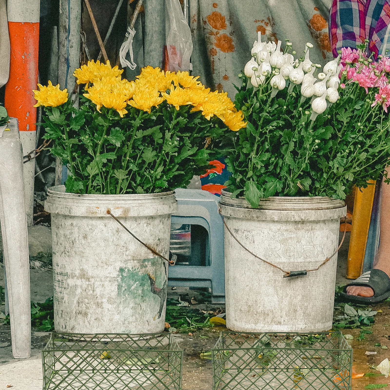 

10 Pcs Flower Mud Rack Holder Green Garland Arrangement Supplies Lightweight Durable Plant Accessories Soil Frame Basket