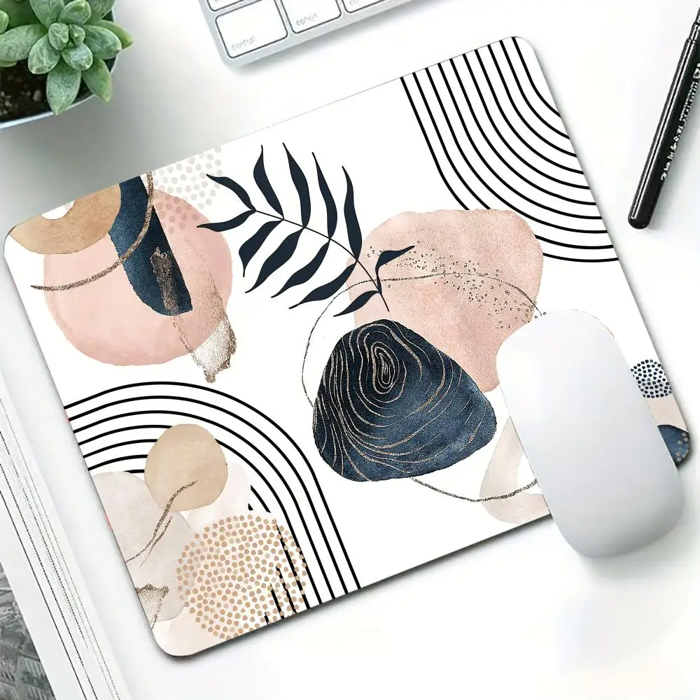 

Abstract Plant Small Mouse Pad Gaming Laptops Mousepad Gamer Carpet Keyboard Mat Desk Protector Anime Cartoon Mause Pads 18X22CM