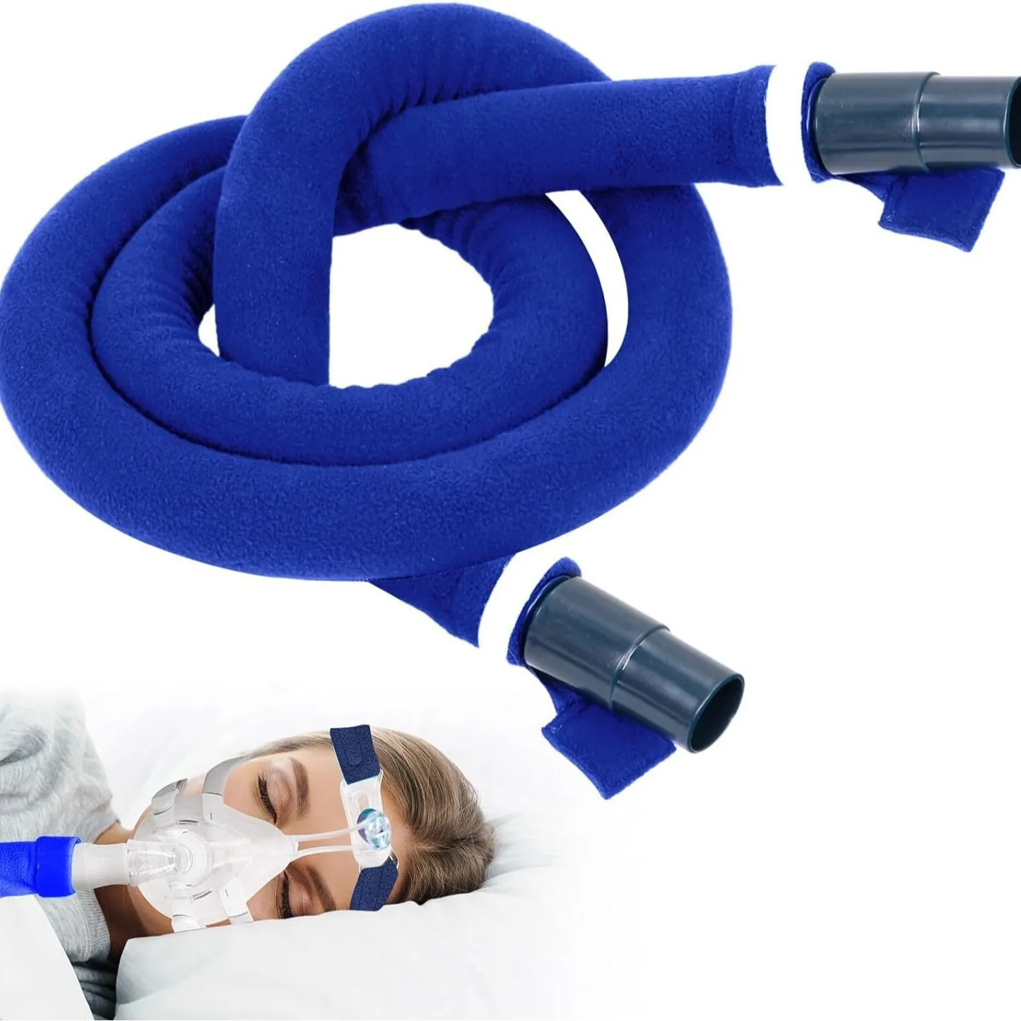 

CPAP protective respirator hose sleeve, thermal insulation oxygen tube sleeve, hose protective sleeve compatible