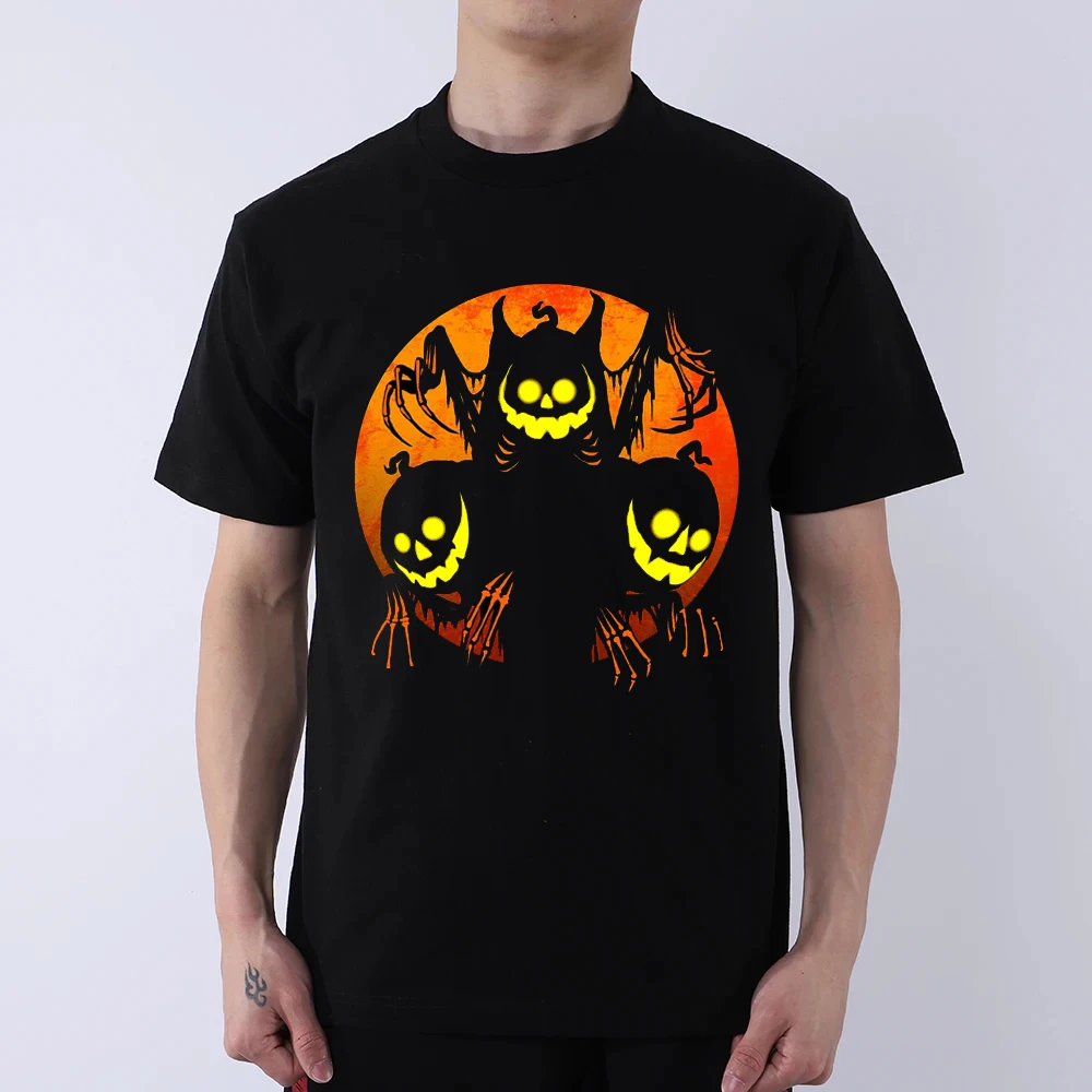 Happy Halloween Trick or Treat T-shirt Cute Jack-O-Lantern Witch Ghost Spider Halloween Cat Human Skeleton Man Woman Best Gift