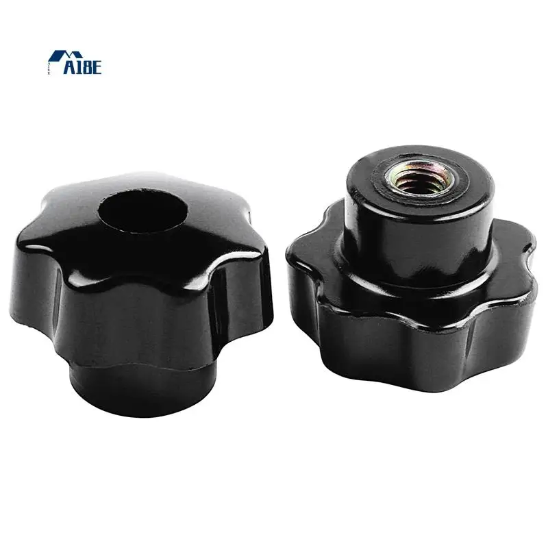 

A18E-20 шт. Черные ручки со звездообразной рукояткой, диаметр внутренней резьбы 8 мм, диаметр головки 40 мм