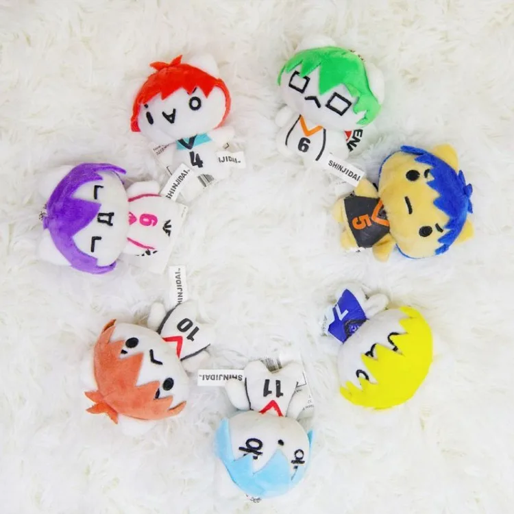 Peluche Gatto Stile Ciondolo Animazione Derivati Kuroko Tetsuya Kagami Taiga Akashi Seijuro Aomine Daiki Midorima Shintaro