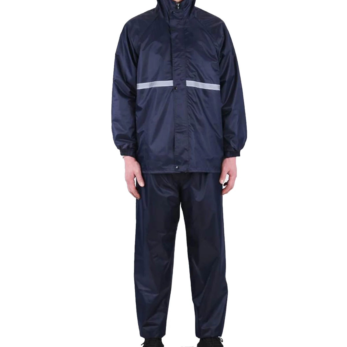 

Rainproof Motorcycle Raincoat Suit for Adults Waterproof Lightweight Raincoat with Hood for Camping Cycling Outdoor Sports