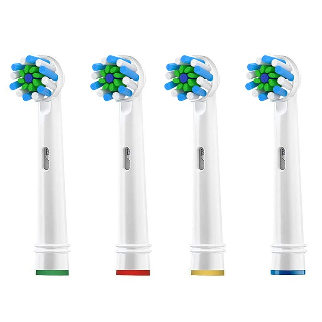 4 sztuki wymiennych główek szczoteczki EB50 Cross Action do elektrycznej szczoteczki do zębów Oral B D12 D16 D100 3757 3709 pro3 pro1max