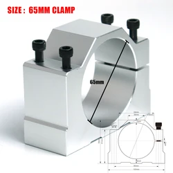 CNC Spindle Clamp 45mm/52mm/65mm/80mm/100mm Spindle Motor Fixture CNC Motor Bracket.