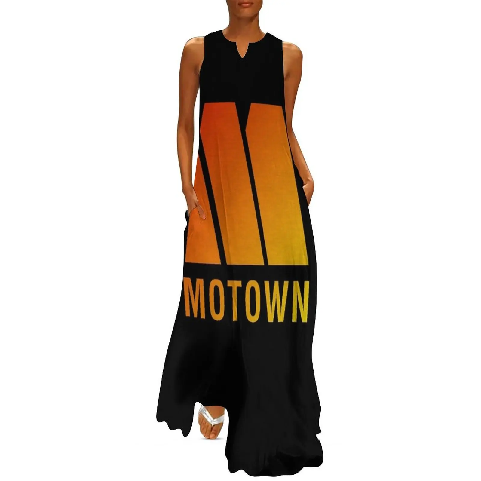 Motown Records - Logo Long Dress elegant dress Women's dresses Long veiled dresses evening dress ladies