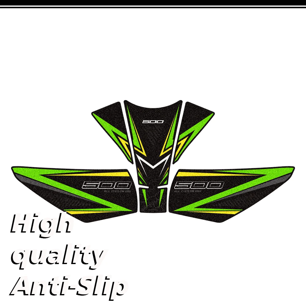 2024 2025 2026 2027 For Ninja Z500 Z 500 SE ABS Tank Pad Gas Fuel Oil Protection Kit Fairing Fender Stickers Decals Accessories