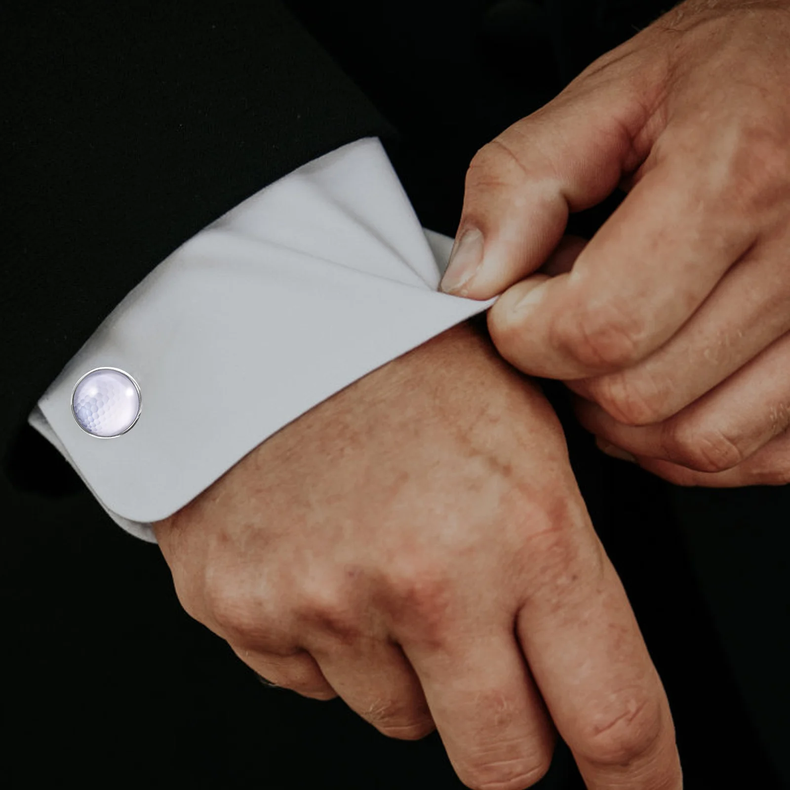 

1 Pair Golf Cufflinks Vintage Metal Cufflinks Business Suit Studs Accessories Shirt Cufflink Buttons Groom Wedding Gift