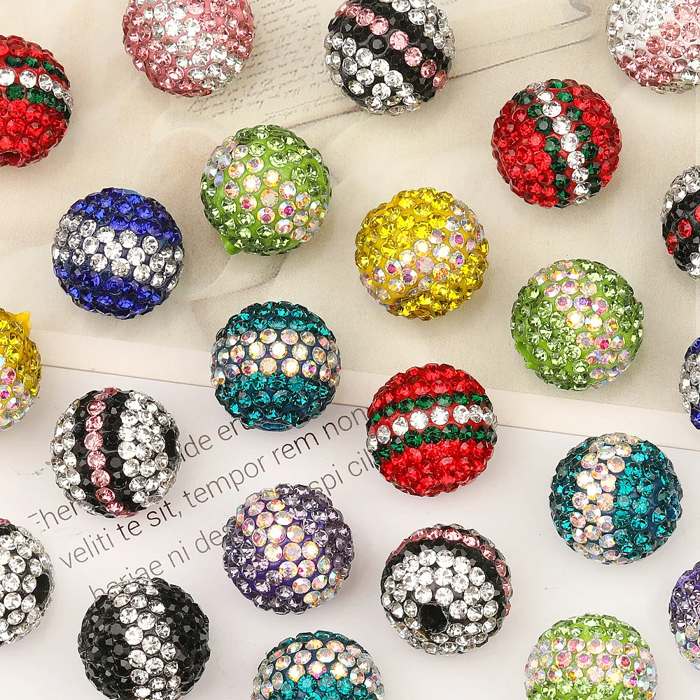 

Cordial Design 50Pcs 16*16MM DIY Beads Making/Hand Made/Rhinestone Effect/Round Shape/Acrylic Bead/Jewelry Findings & Components