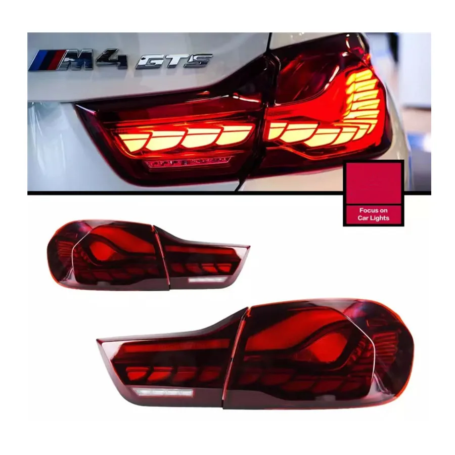 

LED Rear light For BMW 4 Series 2014-2020 F32 F82 M4 Taillight CS Style Taillamp Tail lights