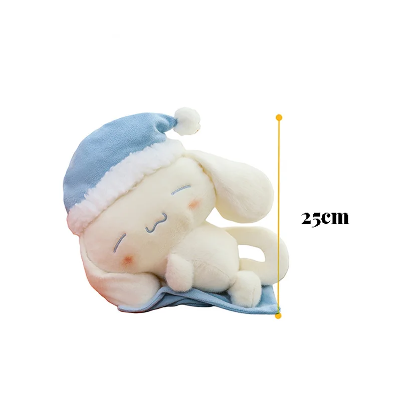 25 cm carino Cinnamoroll Anime peluche cartone animato rotolo morbido peluche bambola neonata cuscino casa ornamento coppia regalo