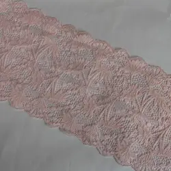 YE1004 39-3 14.2cm pink lace trim for underwear, Pressed Lace Clothes Sskirt Underwear Sewing Accessories