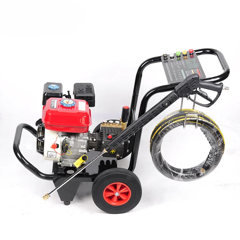 Cart-type gasoline pressure washers, outdoor mobile car washers, commercial industrial cleaning equipment