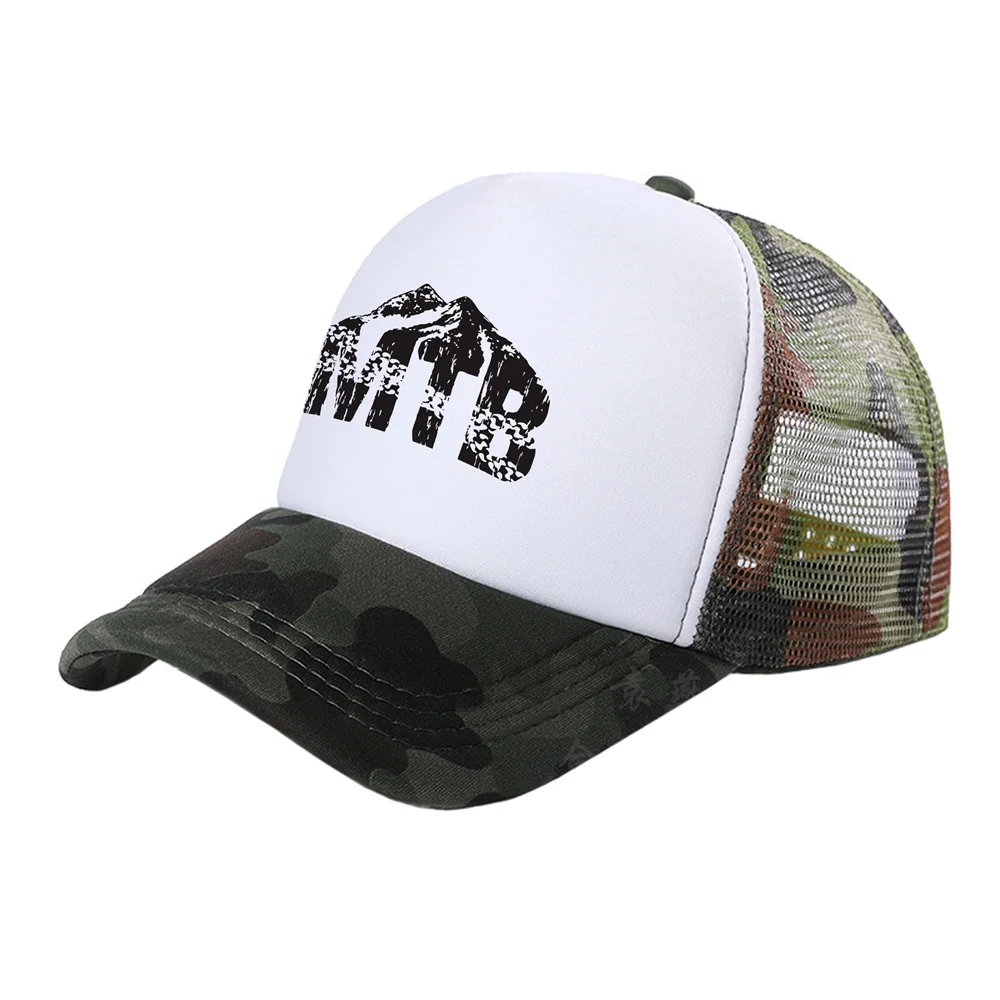 MTB Mountain Bike Trucker Caps Fashion Cool Ride Mountains Bicycle Baseball Cap Summer Outdoor Mesh Hats MZ-507