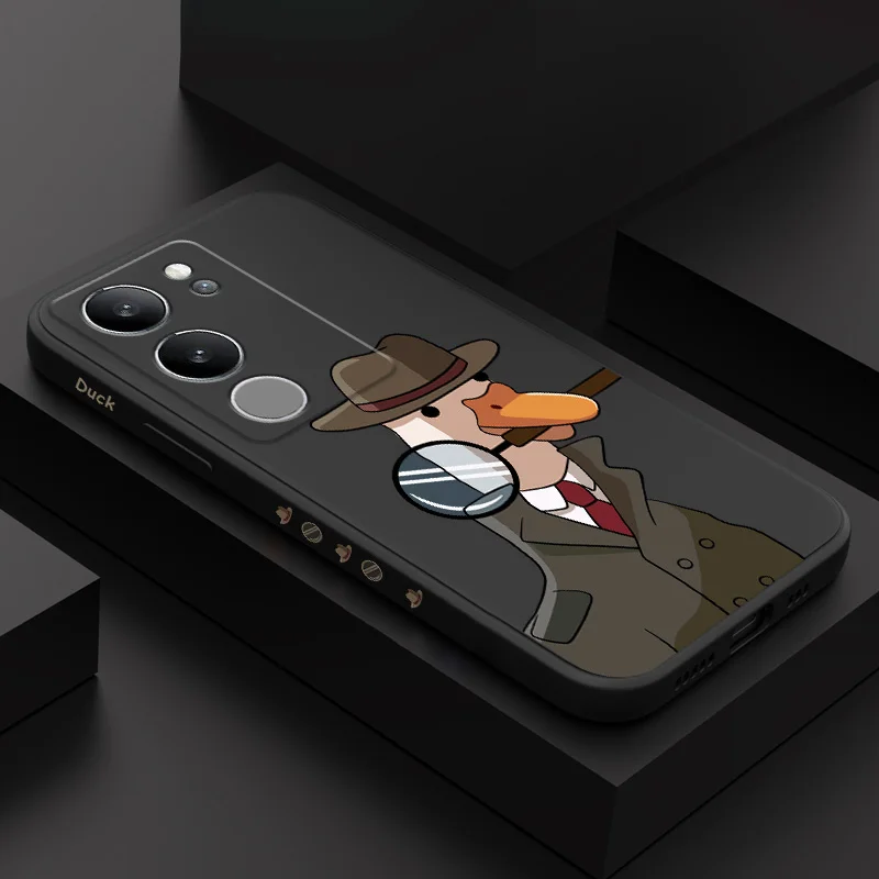 

Lovely Duck Phone Case For VIVO V50 V40 V30 V29 V29E V27 V27E V25 V25E V23 V23E V21 V20 Y20 Y12 Y21 Y22 Y50 Y35 Pro 4G 5G