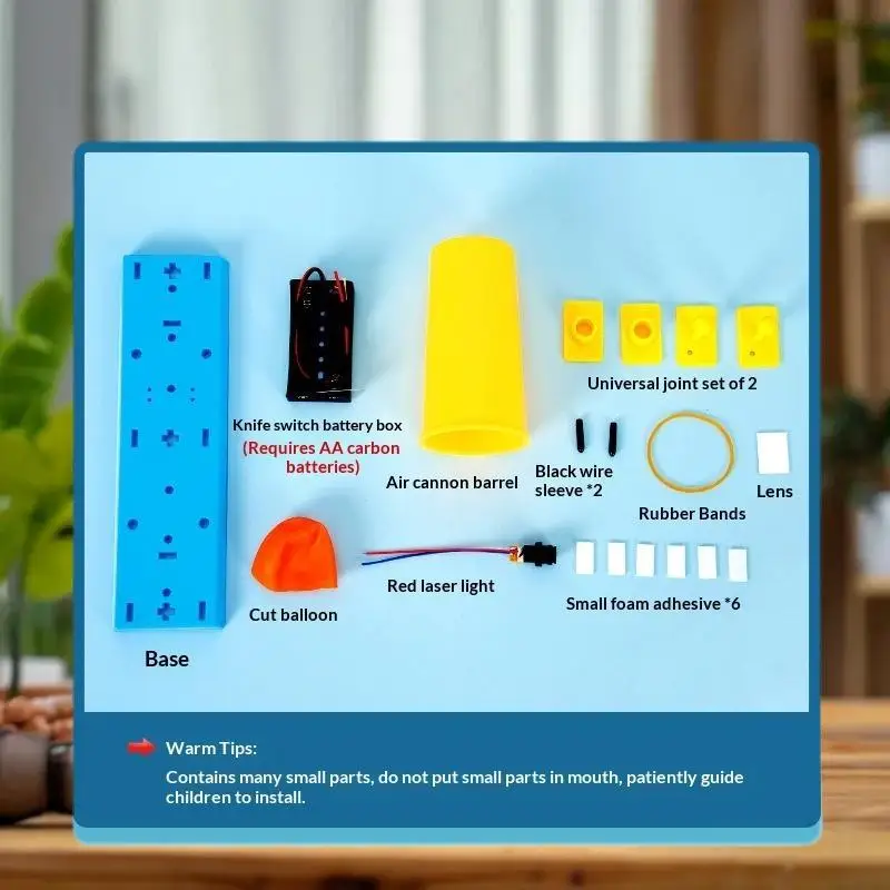 1 Set DIY Acoustic Imaging Device Fun Science Experiment Technology Toys Hand Assembled Models Teaching Experiment Props