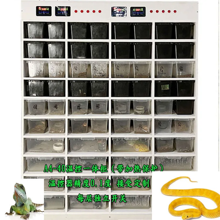 

Custom Size Size Large Intelligent Double Temperature Control Temperature Control PVC Reptile Snake Cage Chameleon Feeding House