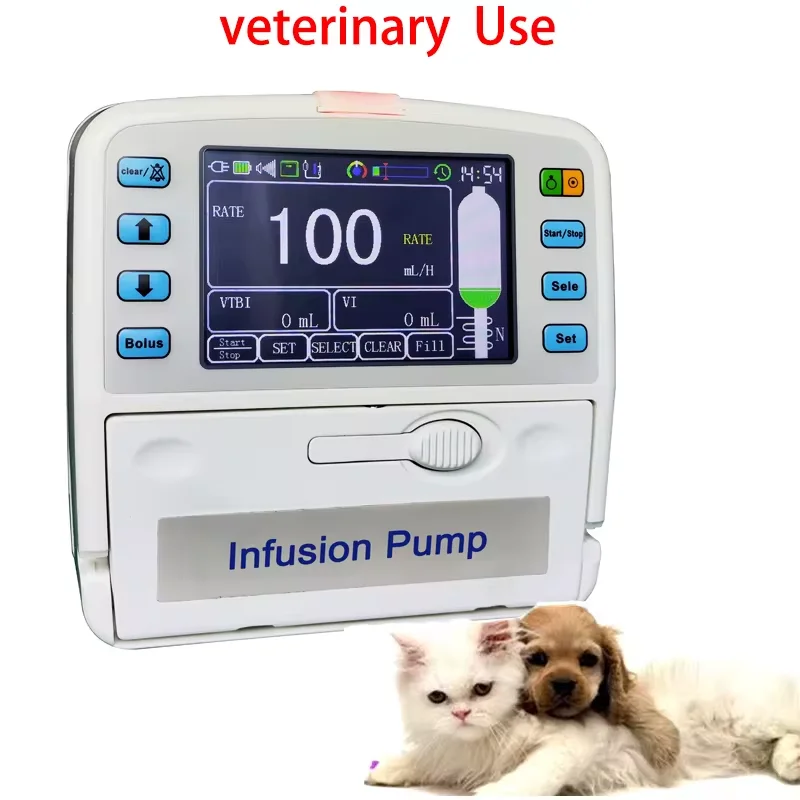 De infuuspomp kan de infuusbuis verwarmen, en is geschikt voor een verscheidenheid aan buizen, zowel voor mens als dier, en kan zowel door mensen als door dieren worden gebruikt.