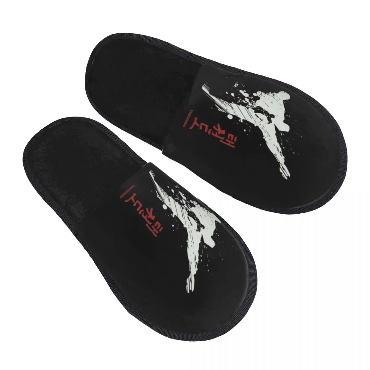 مخصص التايكوندو ركلة الراحة جرجر رغوة الذاكرة النعال النساء المقاتلة فنون الدفاع عن النفس غرفة نوم أحذية منزلية #1