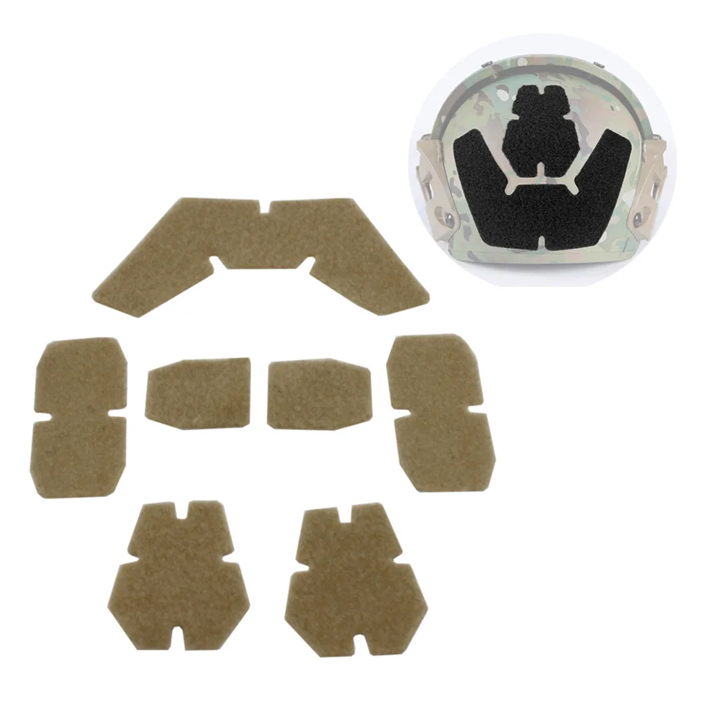 

Tactical Helmet Parts Airsoft Helmet Patches Hook And Loop Fastener Sticky Accessories For FAST MICH M88 AF Helmet