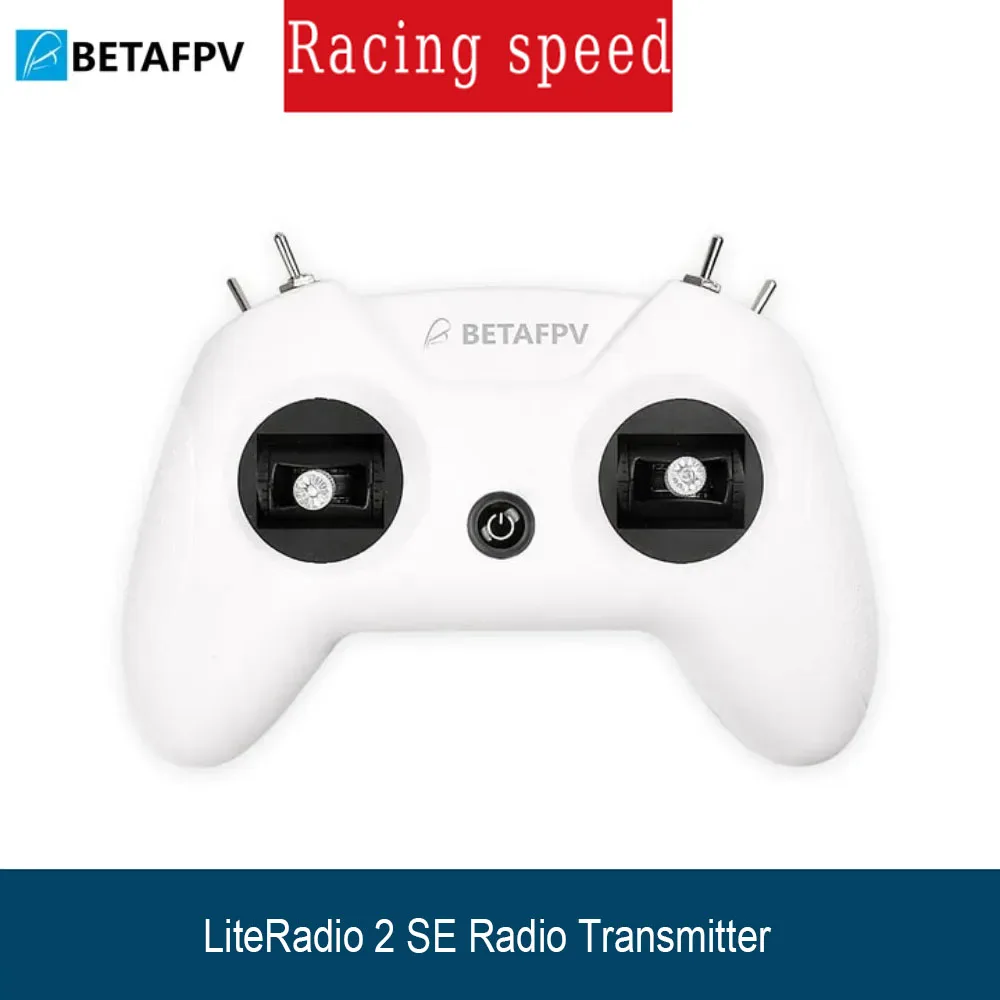 

BETAFPV LiteRadio 2 SE Radio Transmitter, ExpressLRS 2.0 2.4GHz Long Range TX with Frsky D8 Mode for FPV Racing Drones