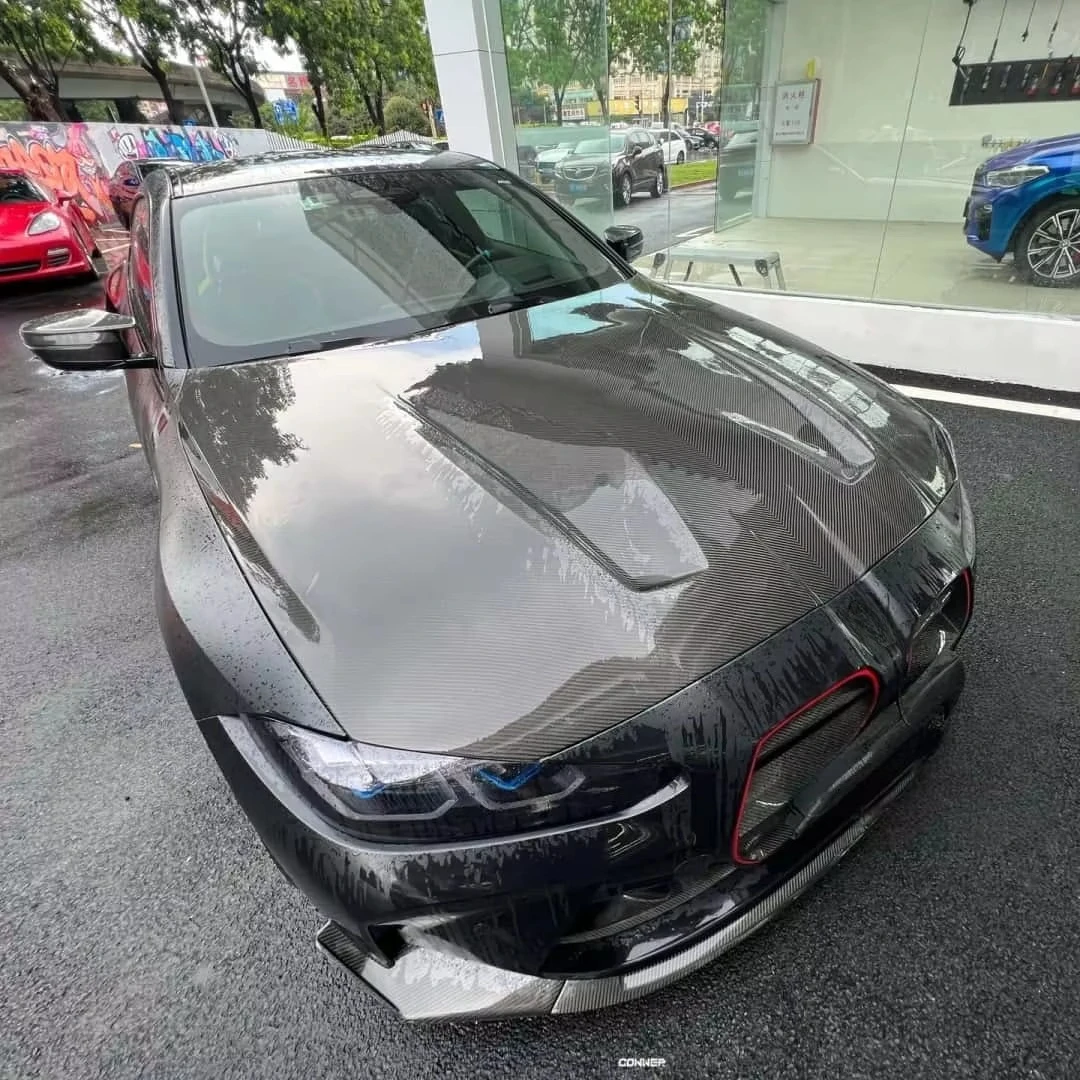 غطاء محرك السيارة عالي الجودة من ألياف الكربون الجافة CSL لترقية غطاء المحرك بحالة جديدة G80 G82 حسب الطلب