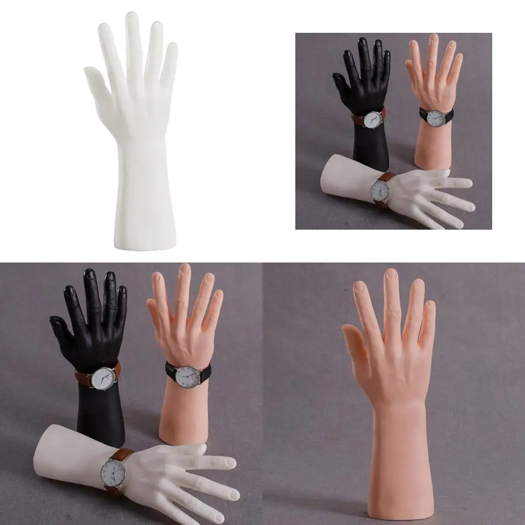 

Hand Jewelry Display Holder Male Mannequin Hand Jewelry Bracelet Ring Gloves Display Stand for Home Decor