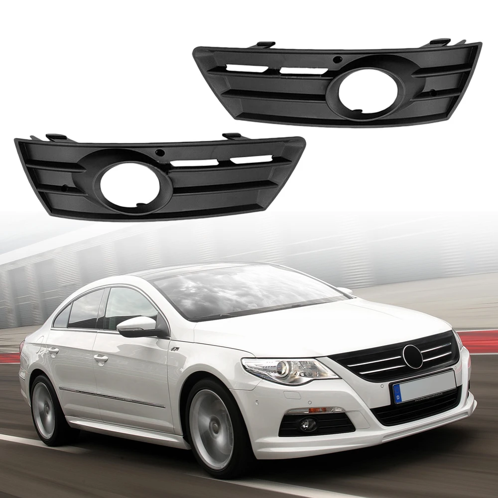 Front Bumper Fog Light Grille For Volkswagen CC 2008 2009 2010 2011 2012 3C8853665C 3C8853666C