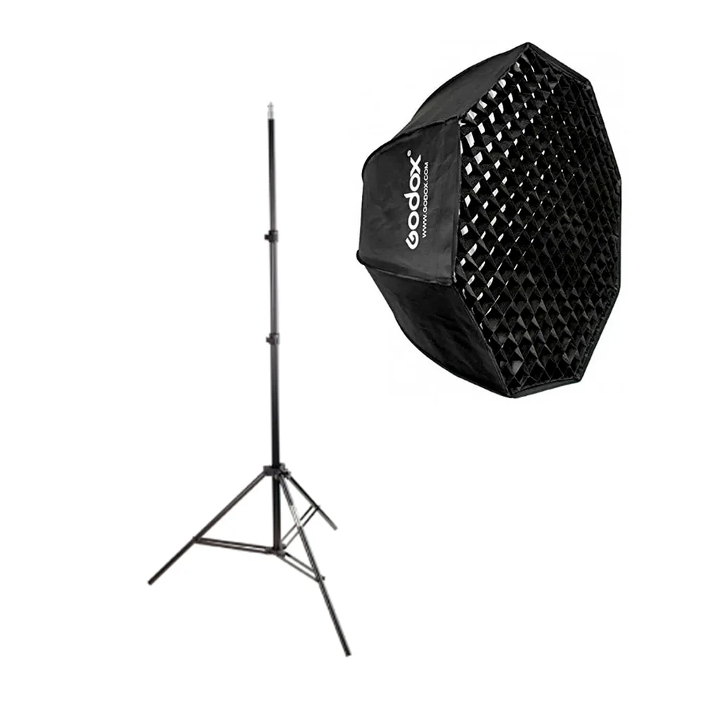 Softbox Octabox Bowens 95cm Godox + 2,80 Meters Tripe