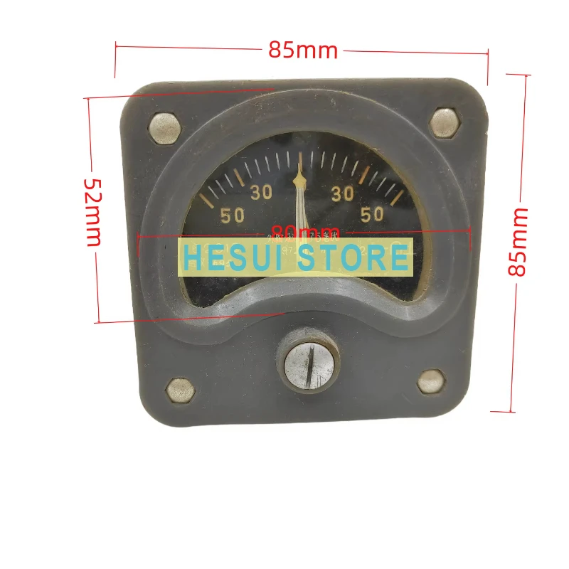 Nostalgic Treasures 1972 62C12 plus or minus 0-50A ammeter bakelite shell state-owned old factory