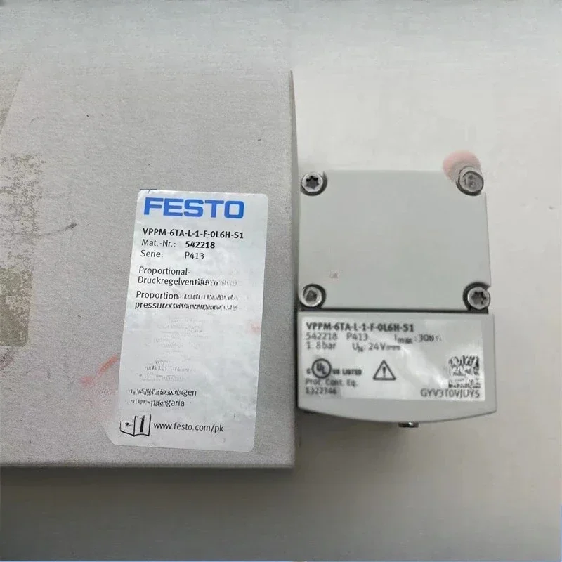 Parts forFESTO Proportional Pressure Valve VPPM 6TA L 1 F 0L10H-S1 542222 542219