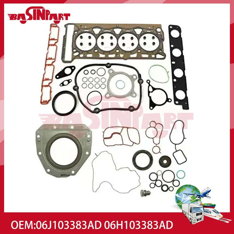 EA888 Engine Gasket Seal Full Set For VW Volkswagen Jetta GTi AUDI A4 Q5 2.0T CAEB Skoda Octavia 06J103383AD 06H103383AD