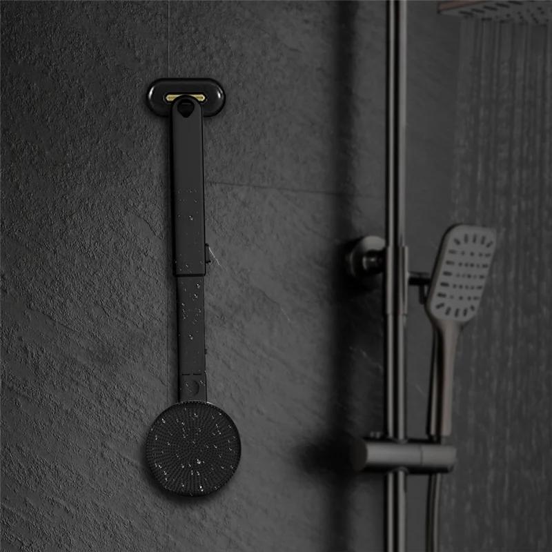 

Вибрационный скруббер для спины с выдвижной ручкой, перезаряжаемая силиконовая щетка для тела, бытовая щетка для ванны-AT64