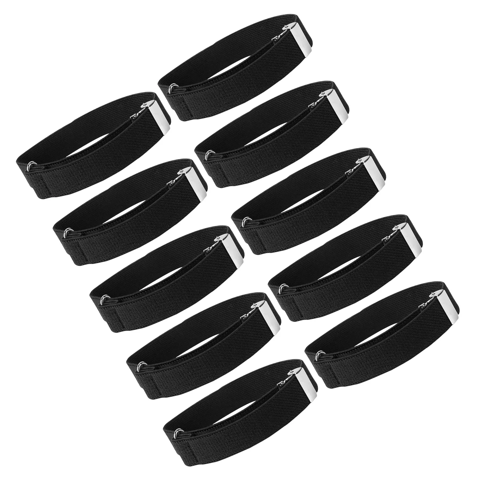 5Pairs Elastic Arm Bands Stretchy Unisex Adjustable Armbands for Men Women Anti-Slip Sleeve Garters Shirt Cuff Holders Workout