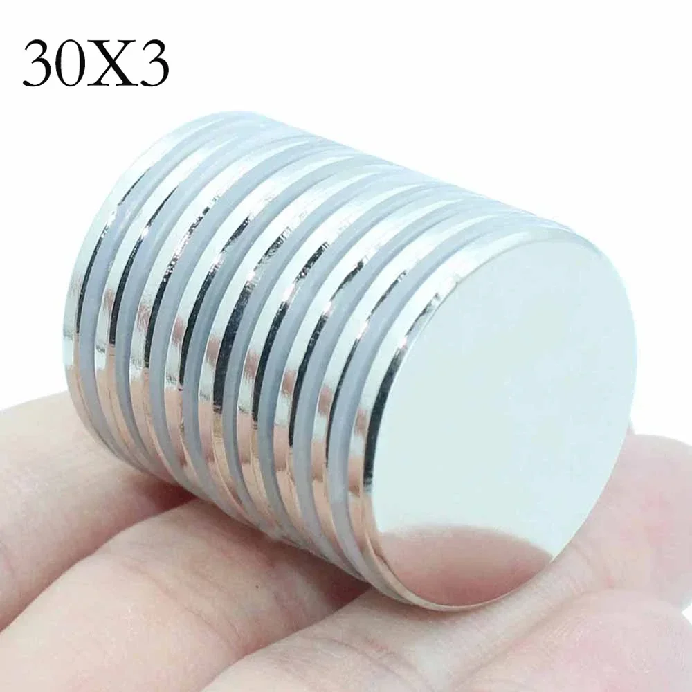 Super Strong Magnet 5x3/6x3/8x3/9x3/10x3/15x3/20x3/25x3/30x3mm N35 Round Magnetic NdFeB Neodymium magnet Powerful Disc imanes