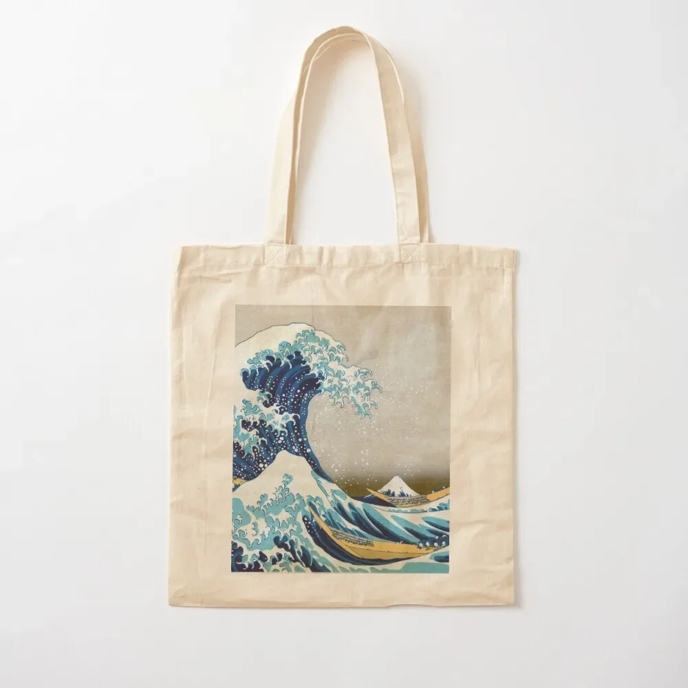 

Great Wave off Kanagawa 1831 Tote Bag woman shopping bag tote bags aesthetic eco pack Handbags women Bag
