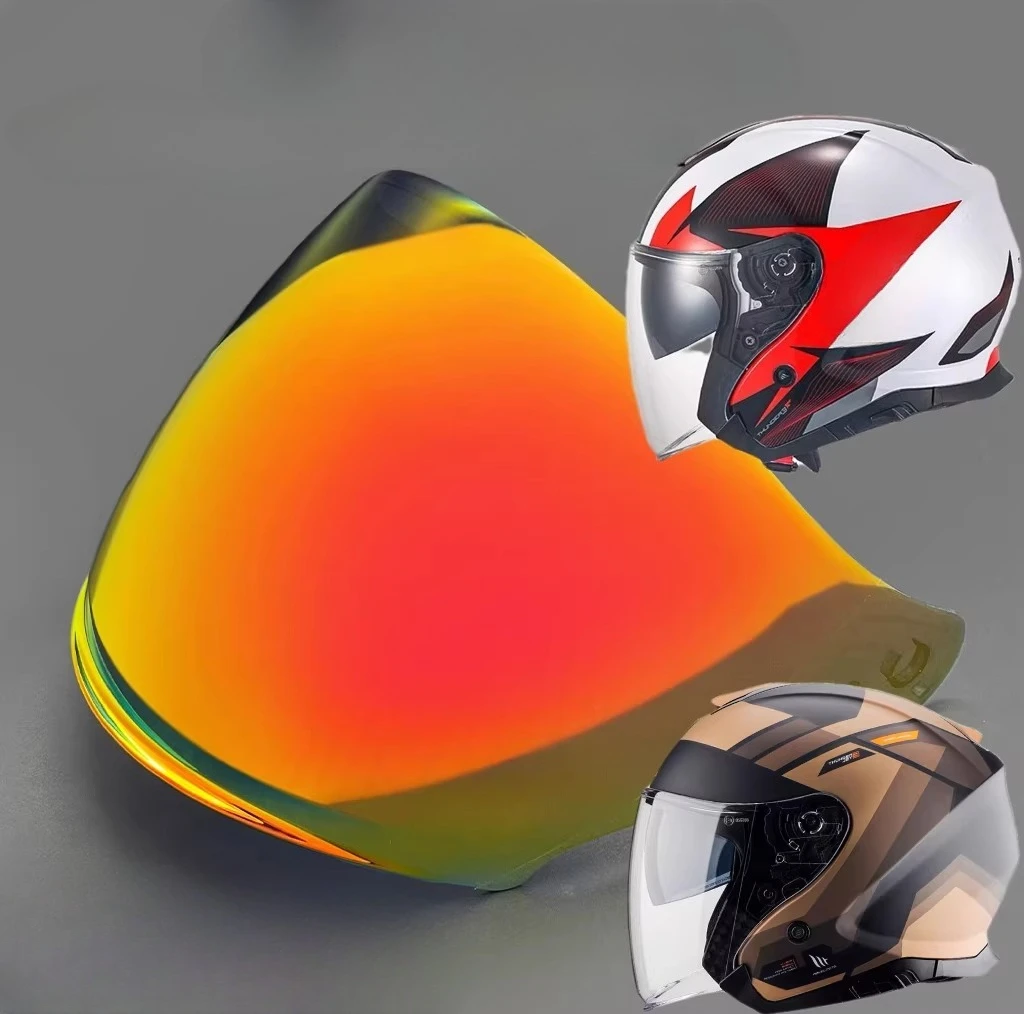 Helmet Replacement Visor Lens, Compatible with MT THUNDER 3 JET Half Helmet
