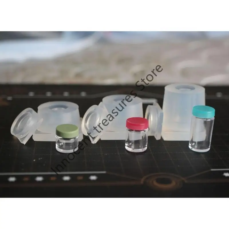 

3XUA Small Storage Box Container Mould DIY Resin Casting Molds for Jewelry Making