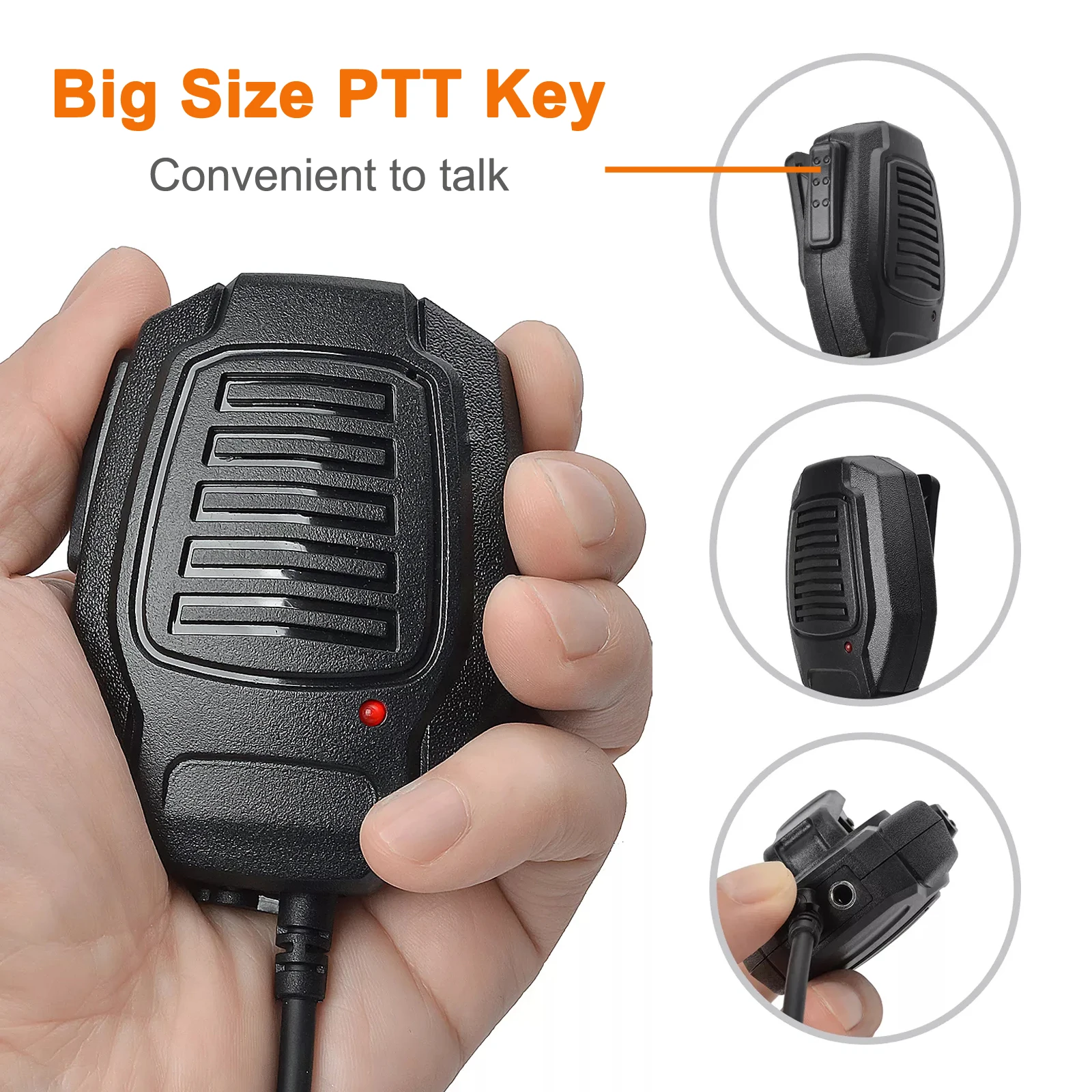 

Handheld Speaker Mic Microphone for Motorola GP328 PRO5150 GP338 PG380 GP680 HT750 GP340 Walkie Talkie Two Way Radio