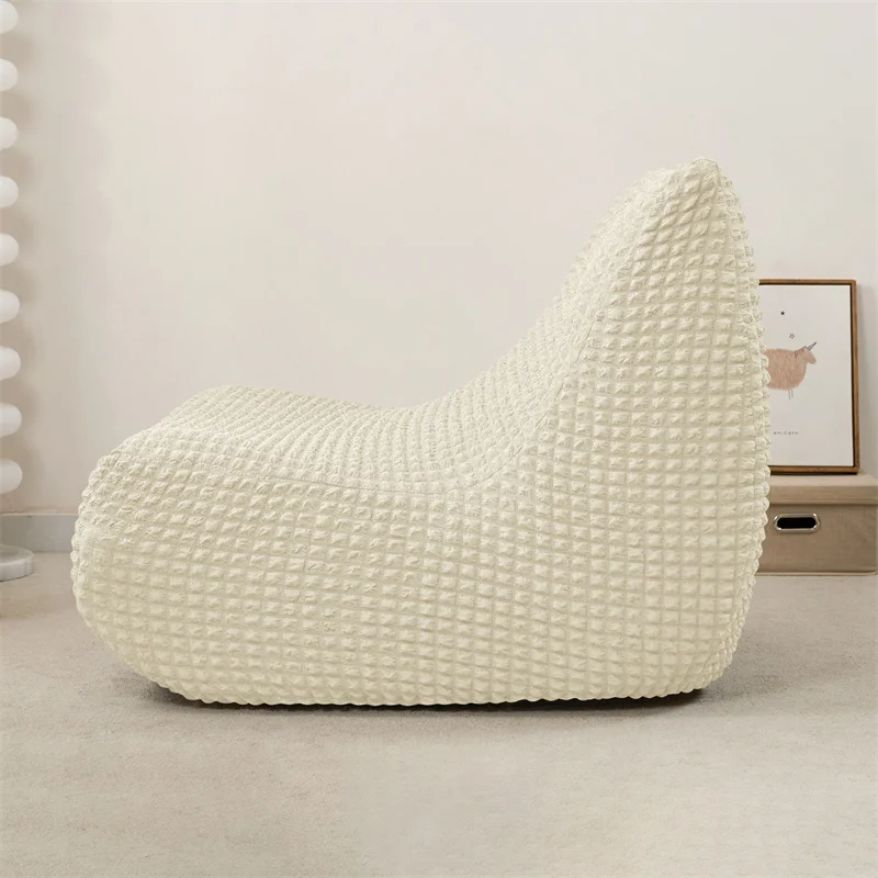 1 قطعة غطاء أريكة مرن بدون ذراع منقوشة النسيج القطني الطابق صالة الغلاف الاسترخاء واحد غطاء كرسي بجانب الحريق غرفة نوم ديكور المنزل