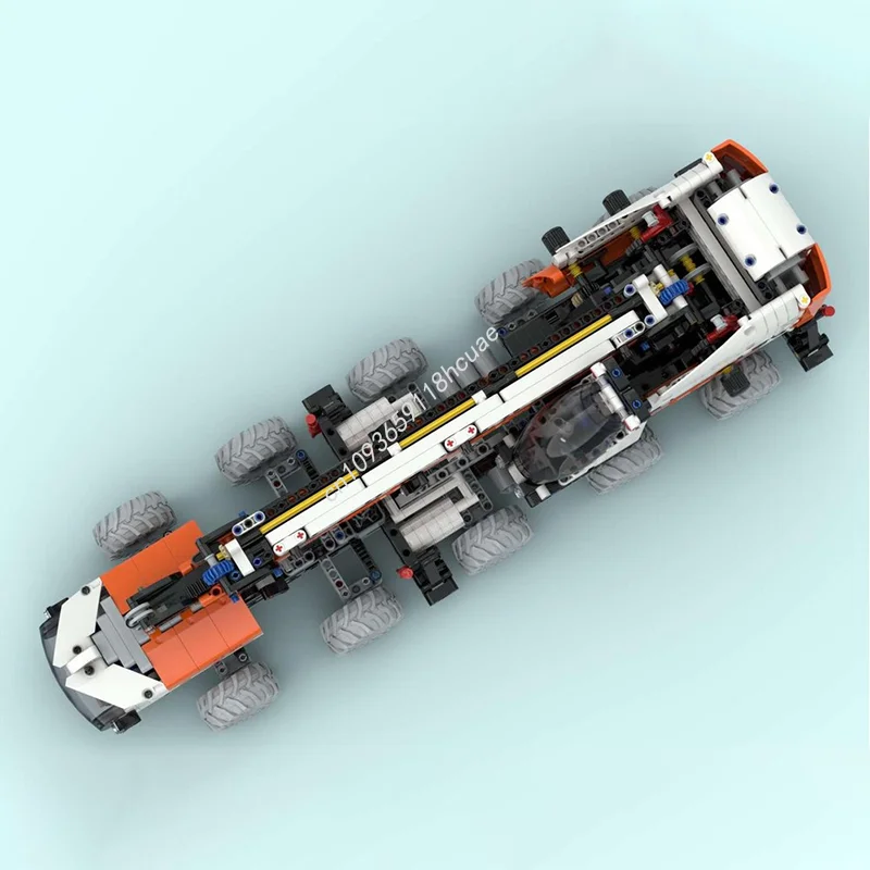 1391 pz MOC Modulo Pesante Gru C 3 X Mod Giocattolo Tecnico Modello Building Blocks Assemblare Regali Di Natale Idea FAI DA TE Per Bambini Compleanno