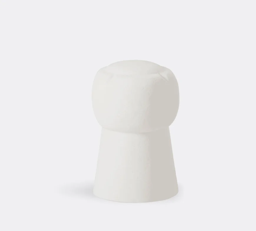 

'Cin Cin' stool, milky white Slide