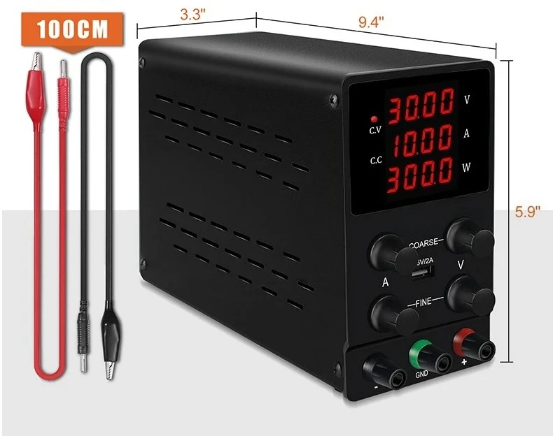 Adjustable DC stabilized power supply SPS-C3010S overcurrent/overvoltage reminder for mobile phone and computer maintenance