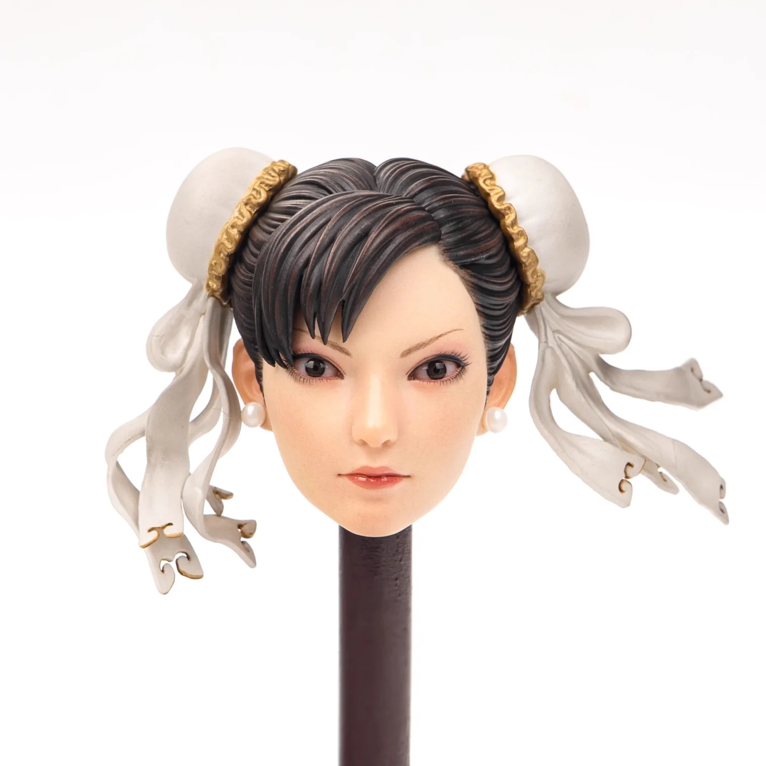 

PLAY TOY P023 B 1/6 Soldier Chunli Head Carving Cheongsam Shoes Belt Bracelet Model For 12'' Action Figure Body In Stock