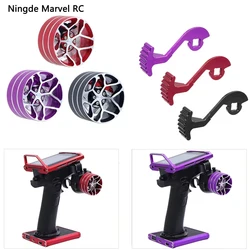 Metal CNC Aluminum Transmitter Protector Handle for Flysky NB4 / Noble Lite / PRO Controller Screen Frame Armor Accessories