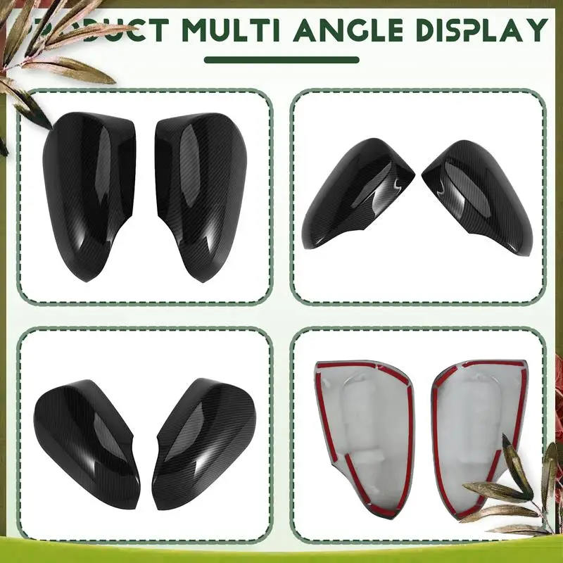 

Portable For Toyota PRIUS C AQUA ABS Carbon Fiber Car Exterior Rearview Mirror Cover Wing Mirror Covers Caps