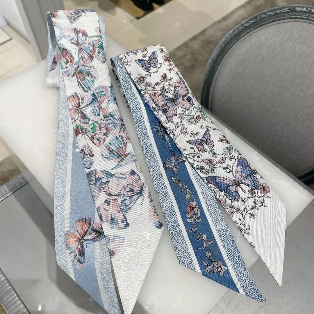 2025 هدية العيد الجديدة رباط شعر شريط الفراشة رائعة وفريدة من نوعها أنيقة ومثالية ومتعددة الاستخدامات للعمل في تاريخ التنقل