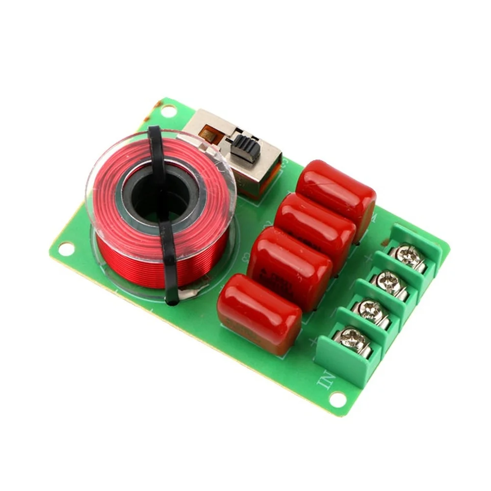100W High Power Audio Crossover Tweeter Adjustable Speaker Power Tool Home Theater Audio Speaker Frequency Filter Smart Home