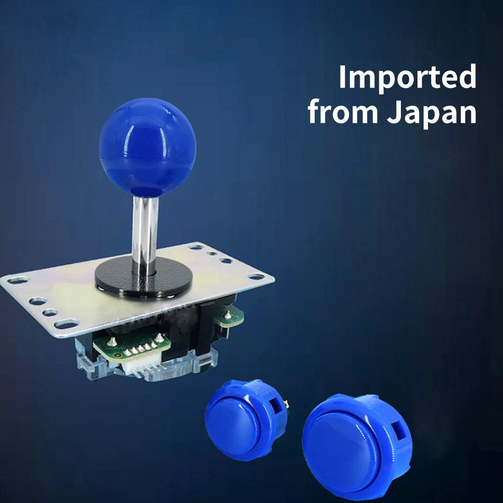 1pc Original Sanwa Joystick JLF TP 8YT Fighting Rocker With Topball 5pin Wire Jamma Arcade Vending Game PC PS3 PS4 XBOX Kit DIY